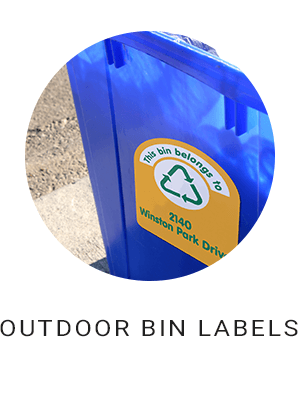Lovable Labels - Outdoor Bin Labels